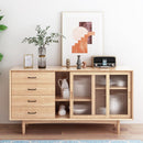 YSHF Kitchen Storage Cabinet Wood Modern Living Nordic Dining Solid Cupboard Room Simple Light