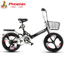 Phoenix🚴♀️Folding Bike Spot Road Bikes Ready Stockfolding Bicycles, Women''s Lightweight Portable