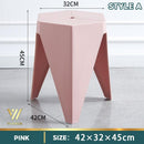 ćBUY 3 GET 1 FREEćStackable Small Stool Durable Solid Color Plastic Stool Thickened Dining Chair