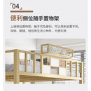 Loft Bed Home Bedroom Space Saving Iron Bed Apartment Iron Frame Bed