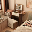 YICHANG Nordic Dressing Table Bedroom Modern Simple Small Family Type Flip Small Dressing Table Mini