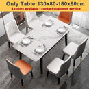 ćHigh QualityćDining Table Set Sintered Stone Table Set Extendable Marble Table Foldable Friction