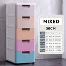 20/30/45cm Chest Of Drawers Cabinet Storage Cabinet Drawer Type Plastic Kitchen Slot Shelf Narrow