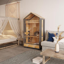 Cat Cage High-end Villa Solid Wood Luxury Three-storey