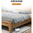 YICHANG Solid Wood Bed Nordi Master Bedroom 1.8m Double Bed Small House Type 1.2m Modern Simple 1.5m