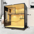 Super Large Cat Villa Cage Luxury Cat House With 3C Glass Door