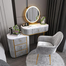 Luxury Marble Light Bedroom Net Red Style Modern Simple Storage Cabinet One Small Family Dressing