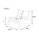 PINA ăNatural rattanăLounge chair Rattan chair single person sofa chair Solid wood Rattan woven