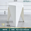ćBUY 3 GET 1 FREEćStackable Small Stool Durable Solid Color Plastic Stool Thickened Dining Chair