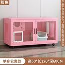 HOOPET Cat Cage Solid Wood Villa Pot Cage Super Large Luxury Cabinet Nest Kitten Double Deck Three