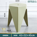 ćBUY 3 GET 1 FREEćStackable Small Stool Durable Solid Color Plastic Stool Thickened Dining Chair