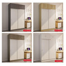 2021 NEW 200M Wardrobe Sliding Door Simple Modern Sliding Door Economic Adult Self-assembled Solid