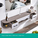 Cabinet Narrow Tv Solid Wall-mounted Wood Simple Modern Hanging Wall Bedroom Small Apartment Nordic