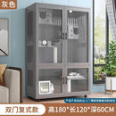 Solid Cat Cage Villa Wood Cat Cage Hold Luxury Villa Three Storey Super Large Nest Free Space
