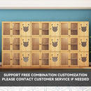 GAOBO Cat Cage Pot Nest Cage Villa Solid Wood Luxury Three Storey Household Cabinet General Cat