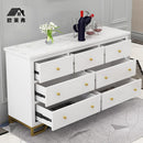 Nordic Simple Modern Bedroom Eight Seven Living Room Light Luxury Storage Five Bucket Cabinet Solid