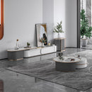 Coffee Table Retractable Rock Board Tv Cabinet Tea Table Combination High Sense Minimalist Living