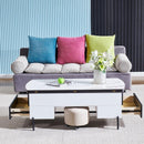 Coffee Table Lift Living Room Coffee Table Folding Telescopic Storage Tea Table
