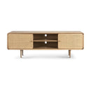 ćYUEHUAćNordic Solid Wood Rattan Tv Cabinet Audio-visual Cabinet Modern Minimalist Living Room