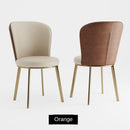 Nordic Dining Chair Ins Bedroom Lounge Chair Dressing Table Makeup Back Chair(Color Customization)