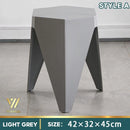 ćBUY 3 GET 1 FREEćStackable Small Stool Durable Solid Color Plastic Stool Thickened Dining Chair