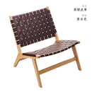 PINA ăNatural rattanăLounge chair Rattan chair single person sofa chair Solid wood Rattan woven