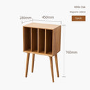 Nordic Black Walnut Table Solid Wood Creative Bookshelf Simple Design Book Rack