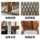 Anti-corrosion Wood Fence Outdoor Retractable Decorative Fence Indoor Pet Lattice Fence