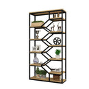 ๐ Living Office Wrought Iron Bookshelf Room Floor Screen Simple Multi-layer Partition Wall Shelf ๐