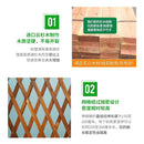 Anti-corrosion Wood Fence Outdoor Retractable Decorative Fence Indoor Pet Lattice Fence