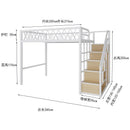 ARTISAM Loft Bed Space-saving Bed Frame Person Duplex Split-level Hammock