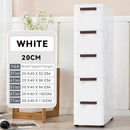 20/30/45cm Chest Of Drawers Cabinet Storage Cabinet Drawer Type Plastic Kitchen Slot Shelf Narrow