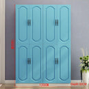 European Style Shoe Cabinet Multi Storey Large Capacity Storage Cabinet Wooden Household Balcony