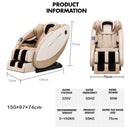 Massage Chair 360° Wrap Massage Soothes The Whole Body (White)SL-6600 Massage Chair