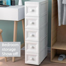 Cabinet Plastic Drawer Cabinet Household Multifunctional Storage Cabinet Gray White Movable Toy
