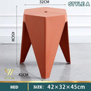 ćBUY 3 GET 1 FREEćStackable Small Stool Durable Solid Color Plastic Stool Thickened Dining Chair
