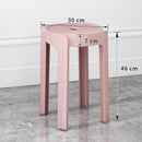 ćBuy 3 Get 1 FreećSimple Plastic Stool Japanese Style Dining Stool Living Room Use | Dining Stools/