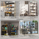 Folding Storage Rack - Kitchen Rack Organizer Full Folding Storage Rack Easy To Install Wheels All