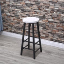 High Chair Bar Stool Minimalist Fashion Creative Steel Wood Thickened Dining Chair(70cm)