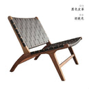 PINA ăNatural rattanăLounge chair Rattan chair single person sofa chair Solid wood Rattan woven