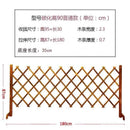 Anti-corrosion Wood Fence Outdoor Retractable Decorative Fence Indoor Pet Lattice Fence