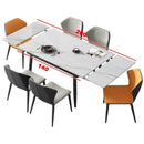 ćHigh QualityćDining Table Set Sintered Stone Table Set Extendable Marble Table Foldable Friction