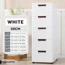 20/30/45cm Chest Of Drawers Cabinet Storage Cabinet Drawer Type Plastic Kitchen Slot Shelf Narrow