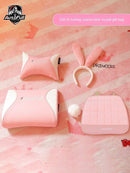 Electric Pink Autofull Rabbit Proud Snow Wind Girls' Computer Home Anchor Live Game Chair