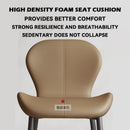 Dining Chair Waterproof Pu/Leather Dining Chair Living Room Leisure Chair Modern Backrest Chair