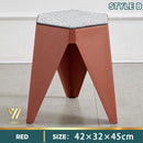 ćBUY 3 GET 1 FREEćStackable Small Stool Durable Solid Color Plastic Stool Thickened Dining Chair