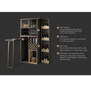 Cabinets Storage Modern Minimalist Folding Nordic Wine Cabinet