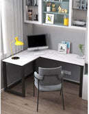 nordic light luxury slate computer desk corner table modern minimalist desk home l-shaped workbench