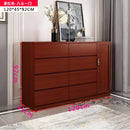 All Solid Wood Simple Modern Drawer Locker Living Room Bedroom Storage Cabinet Chest of Drawers