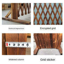 Outdoor Anticorrosive Wooden Fence Guardrail Telescopic Indoor Flower Garden Courtyard Decoration